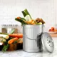 Gardeon 6L Compost Bin Kitchen Countertop Food Waste Caddy Silver