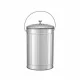 Gardeon 6L Compost Bin Kitchen Countertop Food Waste Caddy Silver