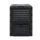 Gardeon 300L Heavy-Duty Black Outdoor Compost Bin with Top Lid & Bottom Door