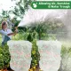 Garden Mesh Netting Plant Cover with Drawstring, 19.7 x 29.5in, 63 x 90.6in, 2 Pack