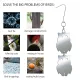 8 PCS Reflector Mirror Bird Scare Device, Round Hanging