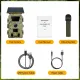 4K 60MP Black Solar Trail Camera with Night Vision and Wi-Fi Connectivity image: 1